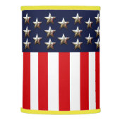 American Flag Lamp Shade (Left)