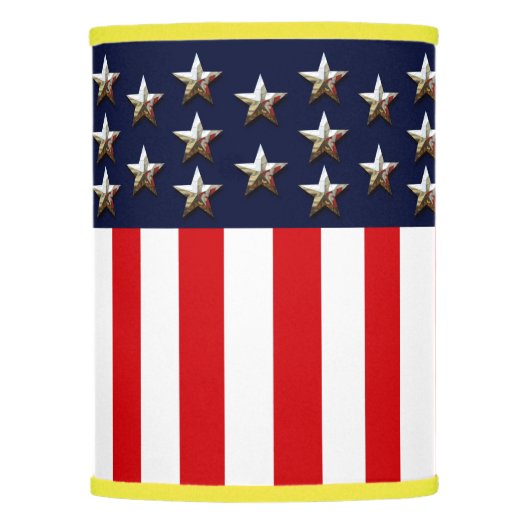 American Flag Lamp Shade (Front)