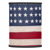 American Flag Lamp Shade (Left)