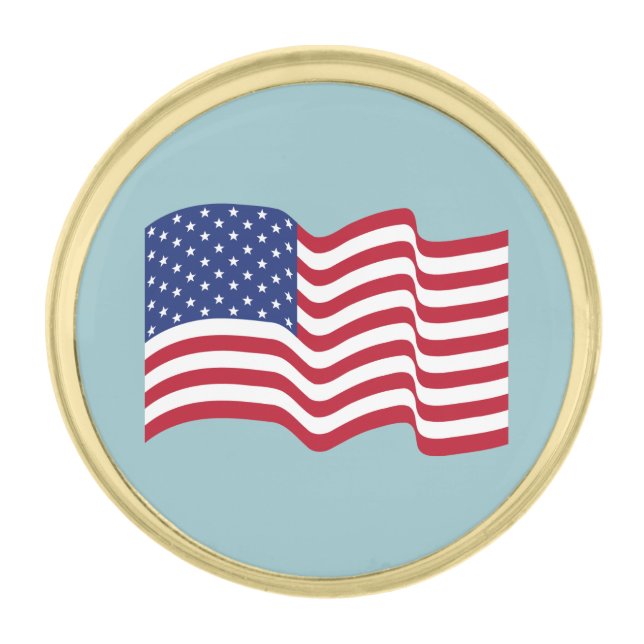 American Flag Lapel Pin Gift (Front)