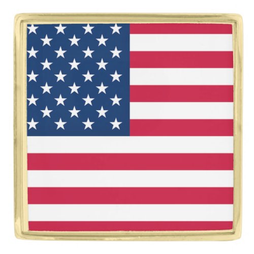 American Flag Lapel Pin USA Patriotic