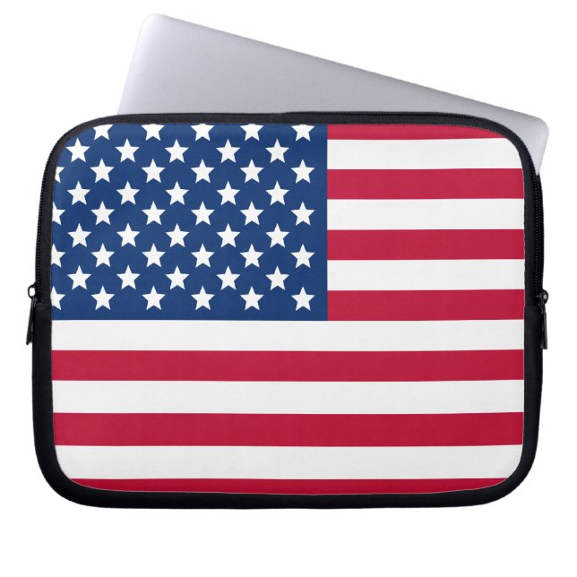 American Flag Laptop Sleeve (Front)
