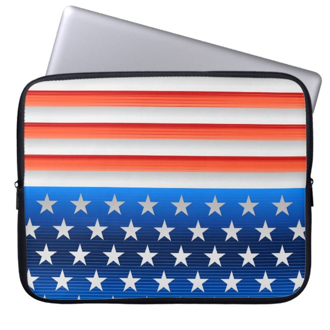 American Flag Laptop Sleeve (Front)