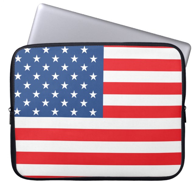 American Flag Laptop Sleeve (Front)