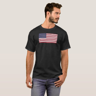 American Flag large size USA T-Shirt
