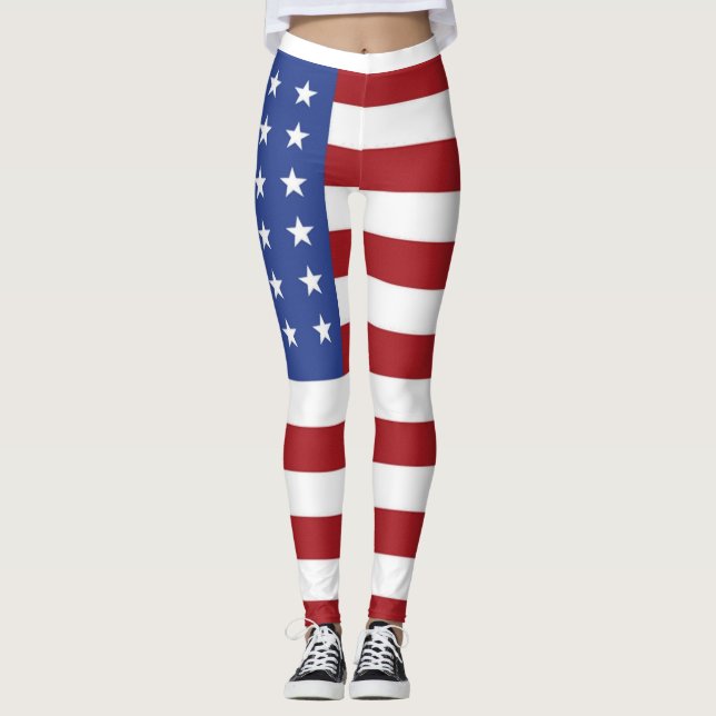 American flag leggings (Front)
