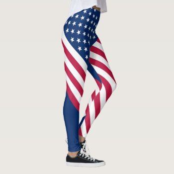 American Flag Leggings by tjustleft at Zazzle
