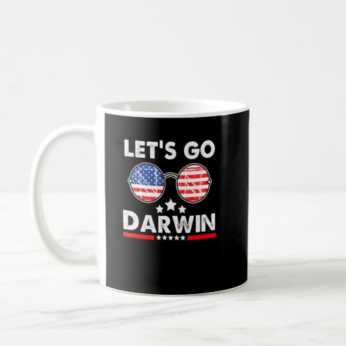 American Flag Letâs Go Darwin  Coffee Mug