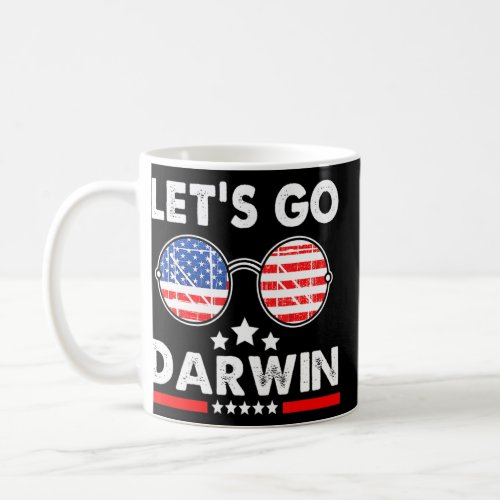 American Flag Letâs Go Darwin  Coffee Mug