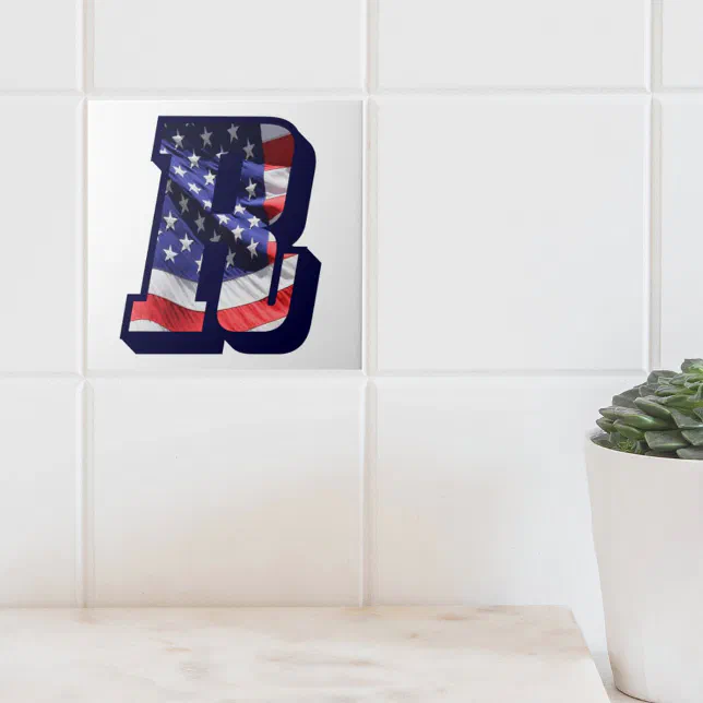 American Flag Letter 