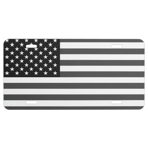American flag license plate