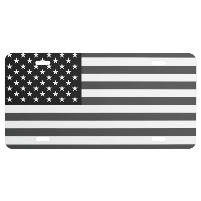 American flag license plate (Front)