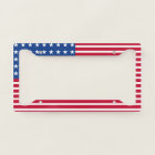American Flag License Plate Frame