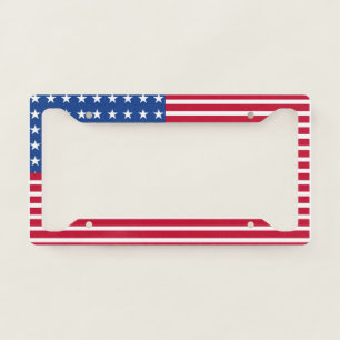 American Flag License Plate Frame