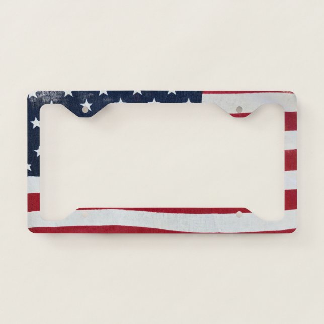 American Flag License Plate Frame (Front)