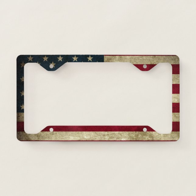 American Flag License Plate Frame (Front)