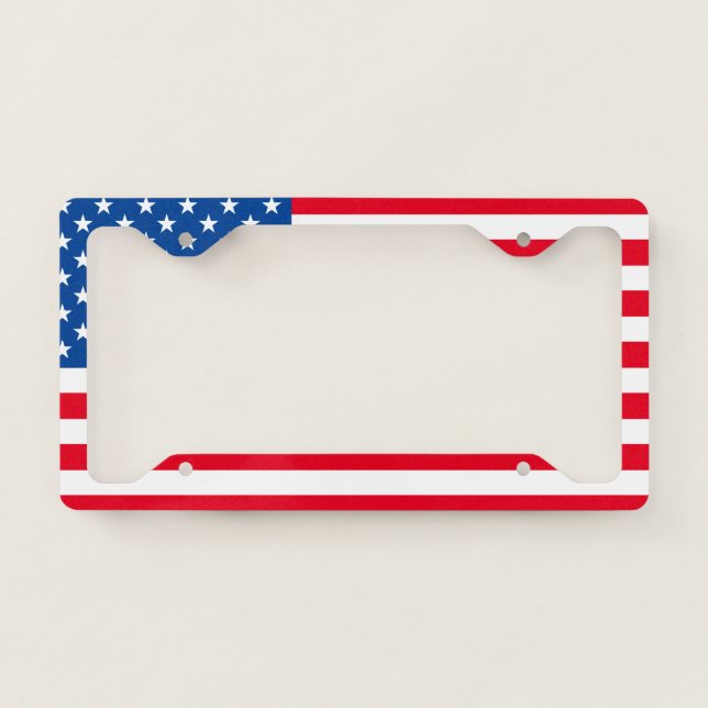 American Flag License Plate Frame (Front)
