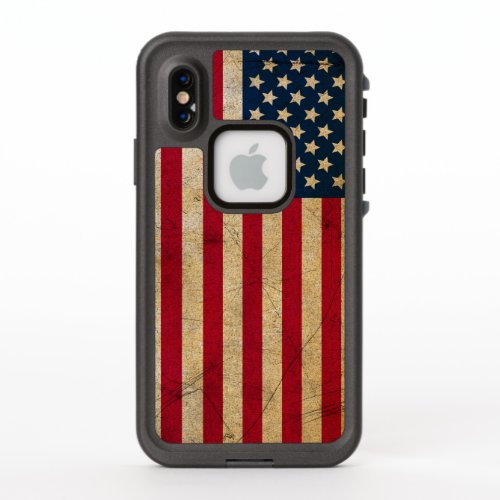 American Flag LifeProof FRE iPhone XS Case