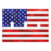 American Flag Light Switch Cover