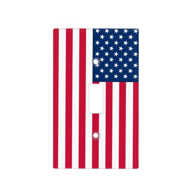 American Flag Light Switch Cover (Front)