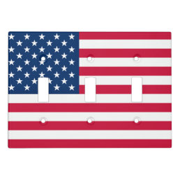 American Flag Light Switch Cover USA