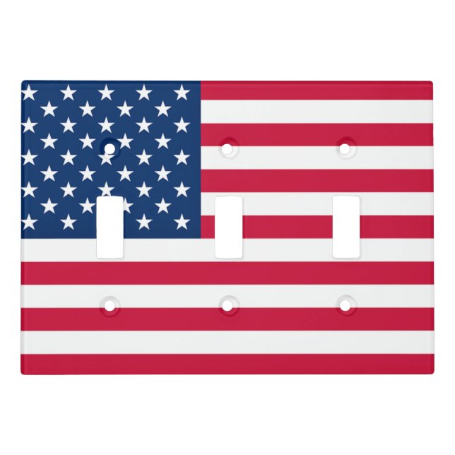 American Flag Light Switch Cover USA (Front)