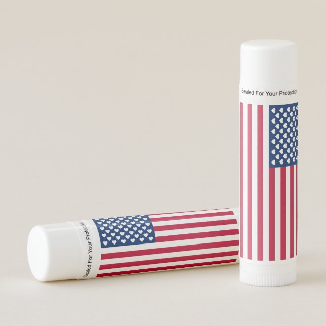American Flag Lip Balm (Front)