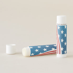 American Flag Lip Balm