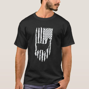 American Flag Llama T-Shirt