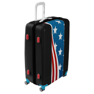 American Flag Luggage