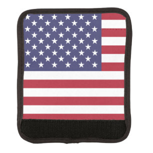 American flag luggage handle wrap