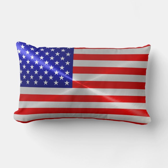 American Flag Lumbar Pillow (Front)