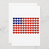 American Flag Made of Hearts (Front/Back)