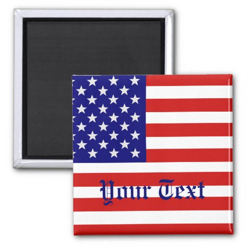 American Flag Magnet Template 2