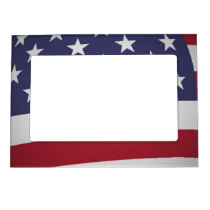 AMERICAN FLAG MAGNETIC PICTURE FRAME