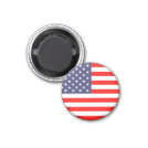 American flag magnets | Round