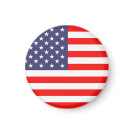 American flag magnets | Round American flag magnets | Round
