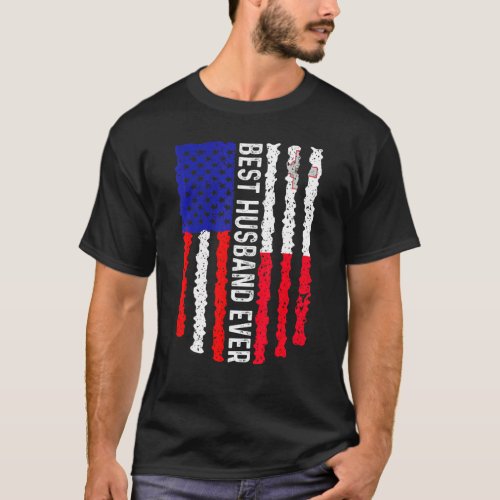 American Flag Malta Flag Best Husband Ever Family T_Shirt