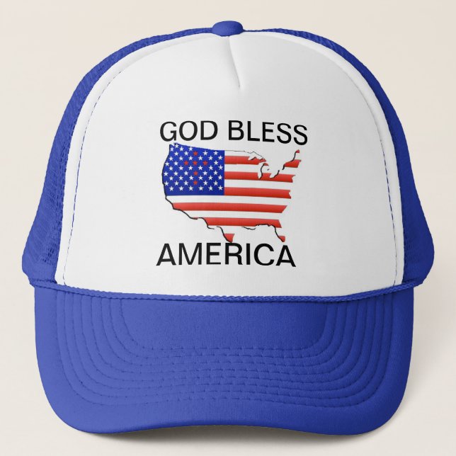 AMERICAN FLAG/MAP HAT (Front)