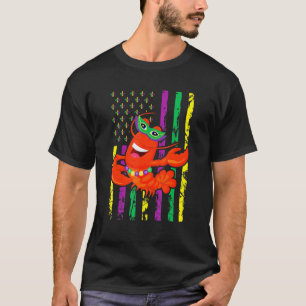 American Flag Mardi Gras Funny Carnival Tees