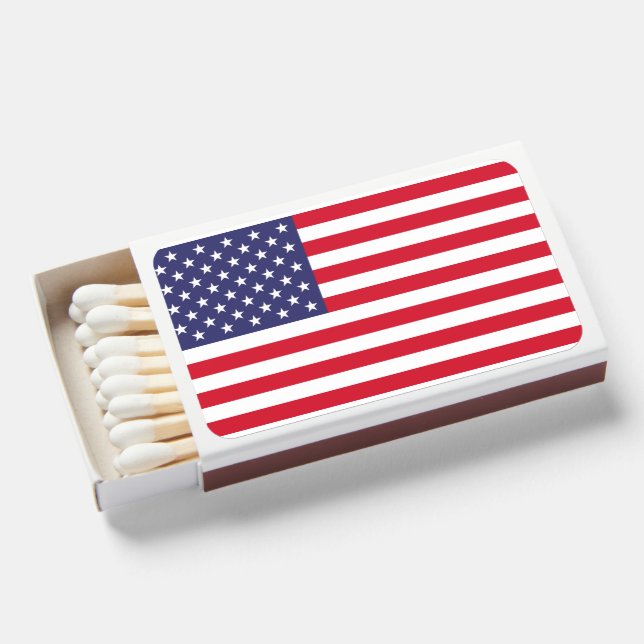 American Flag  Matchboxes (Front Open)