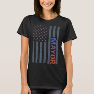 American Flag - Mayor T-Shirt