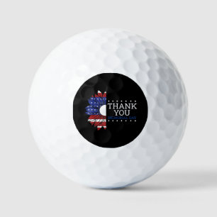 American Flag Memorial Day Shirts For Women Memori Golf Balls