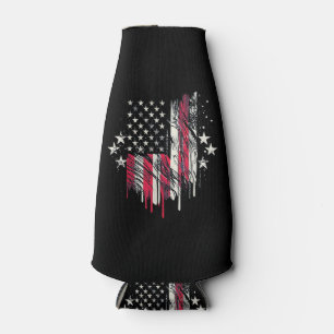 American Flag Mens USA Toddler American Flag 4th o Bottle Cooler