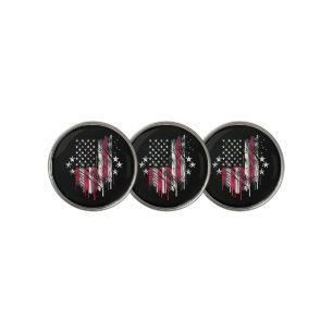 American Flag Mens USA Toddler American Flag 4th o Golf Ball Marker