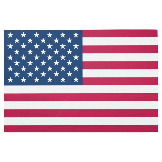 American Flag Metal Print (Front)