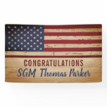 American Flag Military Retirement Party Banner American Flag Military Retirement Party Banner