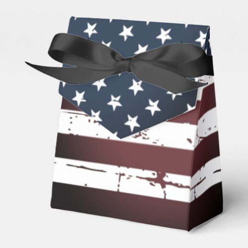 American Flag Military Stars And Stripes Patriotic Favor Boxes
