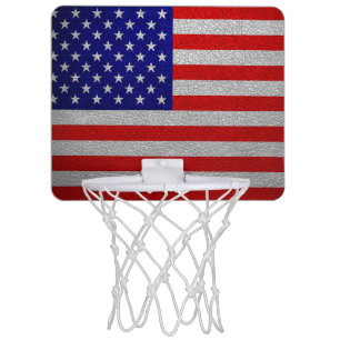 American Flag Mini Basketball Hoop