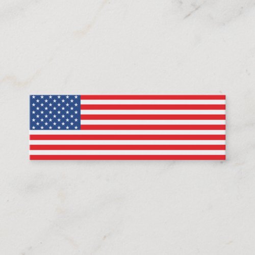 American Flag Mini Business Card